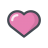 Icono dating corazon rosado